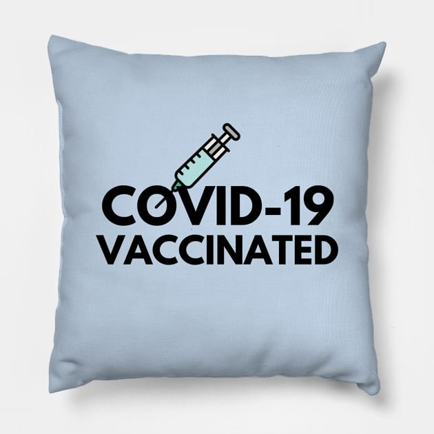 Covid19 Vaccinated Pillow by thegoldenyears