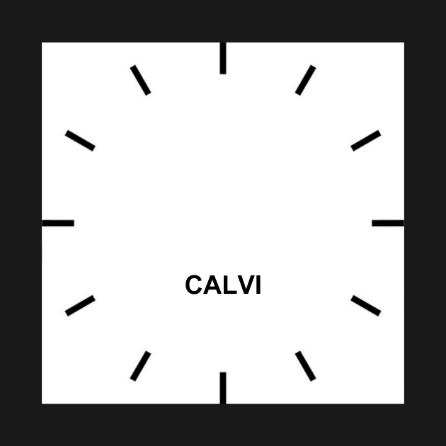 CALVI Time Zone Wall clock by ghjura