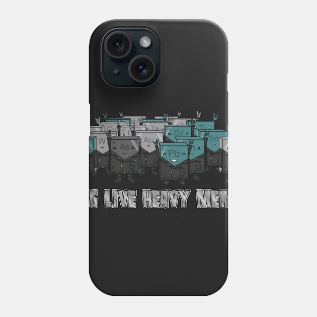 Heavy Metals Funny Science/Chemistry and Nerd T-shirt Phone Case by lk8100