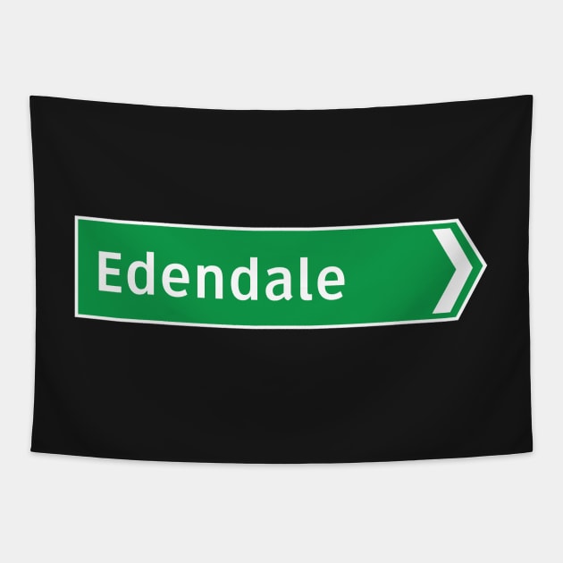 New Zealand Road Signage - Edendale (Southland/Otago) Tapestry by 4amStudio