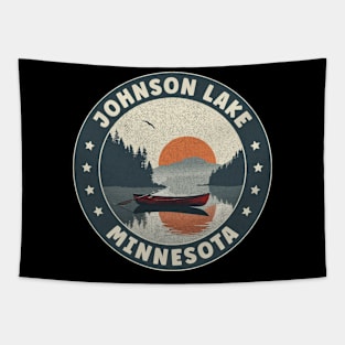 Johnson Lake Minnesota Sunset Tapestry