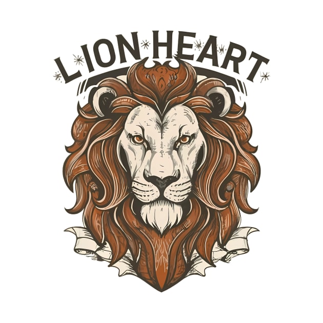 Lion Heart by The Dark Matter Art