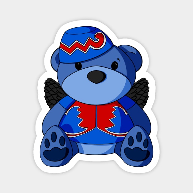 Oz Flying Monkey Teddy Bear Magnet by Alisha Ober Designs