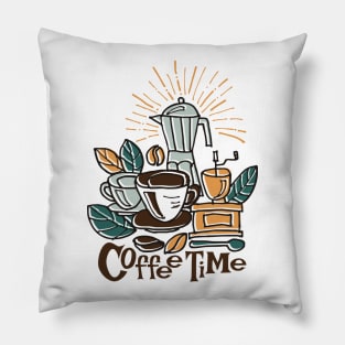 Coffee Time Pillow