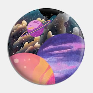 Outer Space! Deep reaches adventures! Apply now! - No Words Version Pin