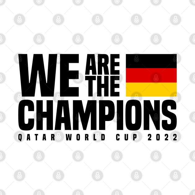 Qatar World Cup Champions 2022 - Germany by Den Vector