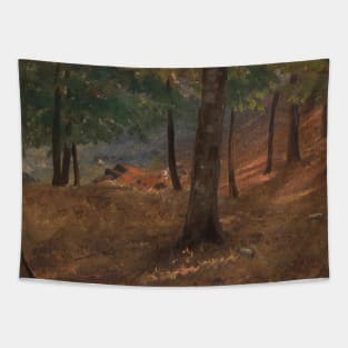 Woodland Scene by Frederic Edwin Church Tapestry