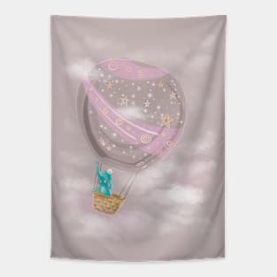 Balloon & Elephant Tiffan Tapestry