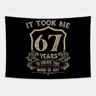 67th Birthday Tapestry