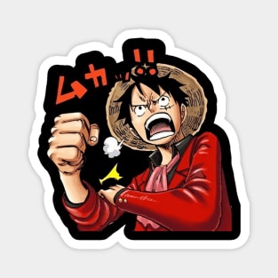 Anime Monkey D-Luffy Magnet