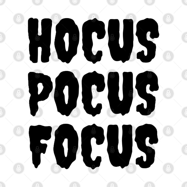 “Hocus Pocus Focus” Halloween Quote Design | Halloween Spirit | Halloween Decor by The Print Palace