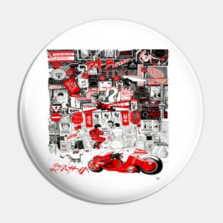 Akira VS Blade Runner Pin