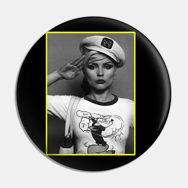 Retro Blondie Pin by Gold The Glory Eggyrobby