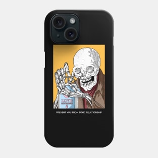 Skull prevent you from toxic relationship Phone Case