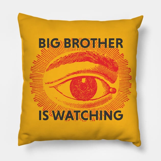 Big Brother is watching Pillow by this.space