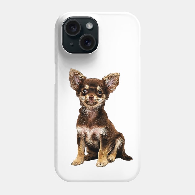 chihuahua Phone Case by Elarex