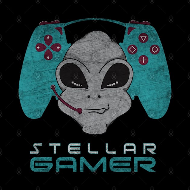 Alien Head Gamer by PEHardy Design