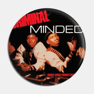 Boogie Down Productions - Criminal Minded Tracklist Album Pin