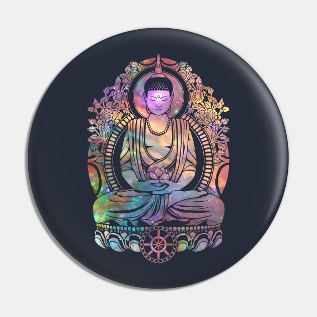 Galactic Gautama Buddha Pin by GAz