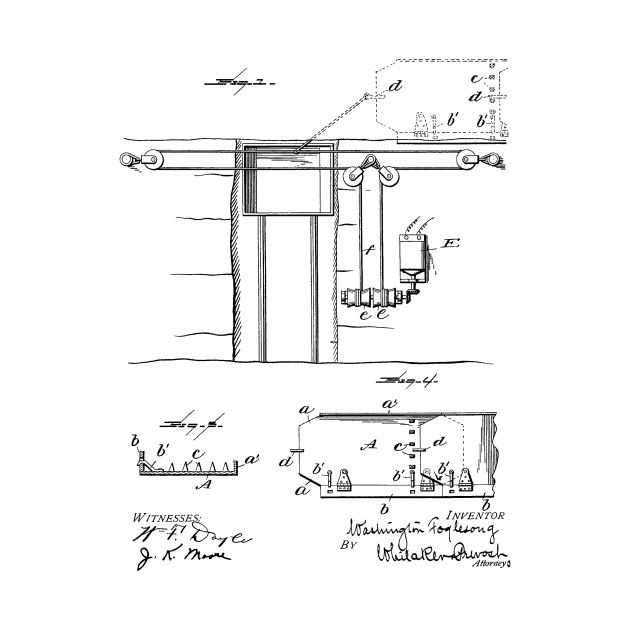 Method of Mining Coal Vintage Patent Hand Drawing by TheYoungDesigns