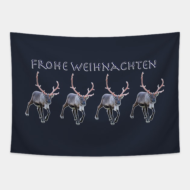 Frohe Weihnachten Tapestry by FotoJarmo