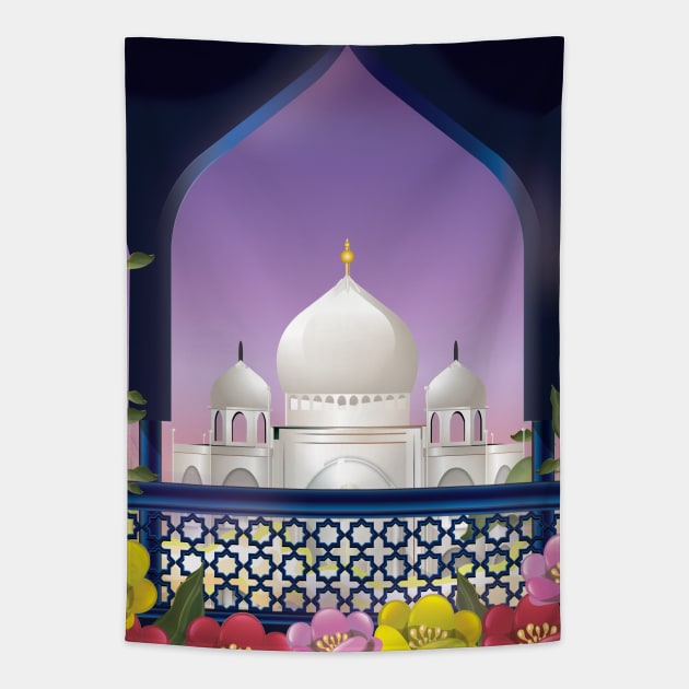 Beautiful Arabic Palace Tapestry by nickemporium1