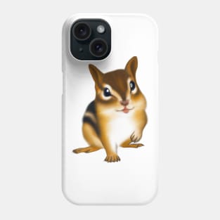 Cute Chipmunk Drawing Phone Case