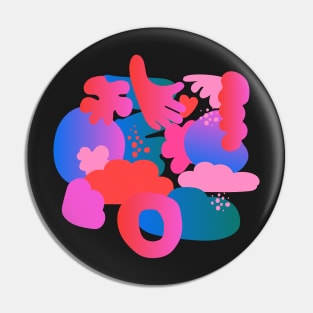 Abstract jumble Pin