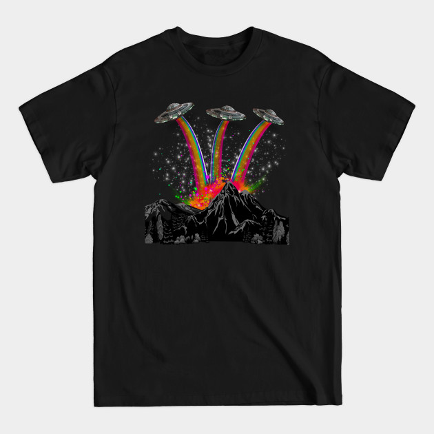 Discover Alien Colour by UrbanHero - Flying Saucer - T-Shirt