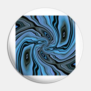 shades of turquoise blue spiral in square format Pin