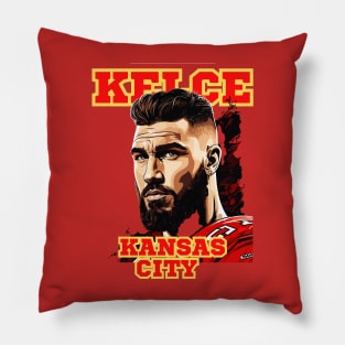 Travis Kelce Kansas City Design Pillow