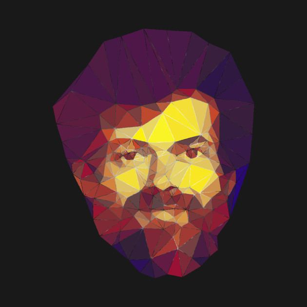 Low-Poly McKenna - Terence Mckenna - T-Shirt