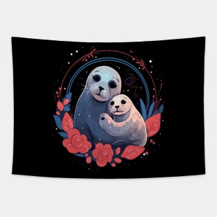 Harp Seal Mothers Day Tapestry