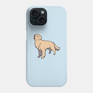 Golden Retriever light golden Phone Case