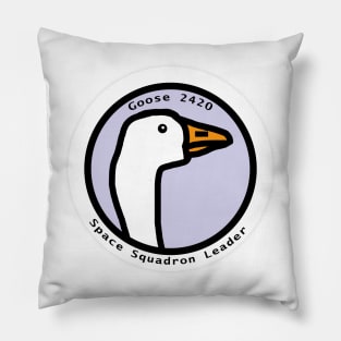Portrait of Space Squadron Leader Goose Pillow