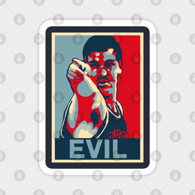 Bill Laimbeer Evil Obama Hope Large Print Magnet by qiangdade