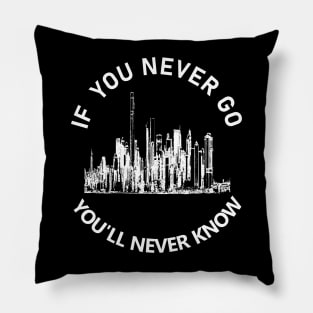 New York Travel Pillow