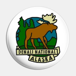 Denali National Park Decal Pin