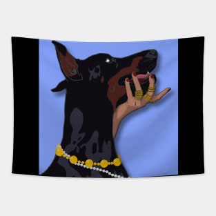 Doberman Tapestry