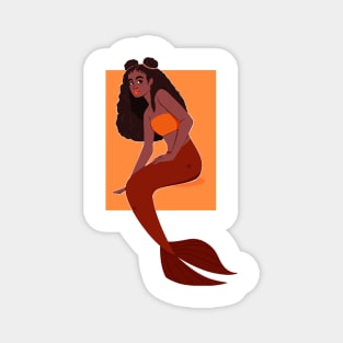 African Mermaid Magnet