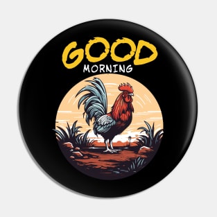 Rooster Pin