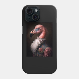 Royal Portrait of a Flamingo Phone Case