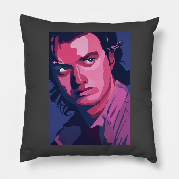 Steve Harrington Portrait Pillow by StrayArte