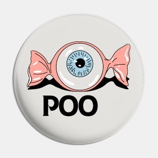 Poo!!! Trick Or Treat, Halloween Pin