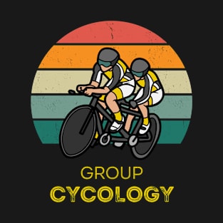 Group Cycology Retro Sunset Cycling T-Shirt