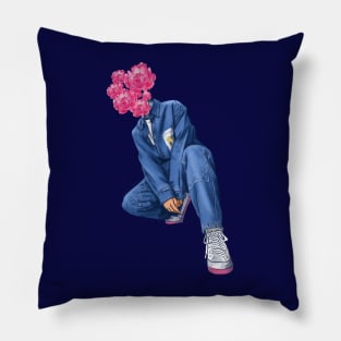 Denim Outfit Pillow