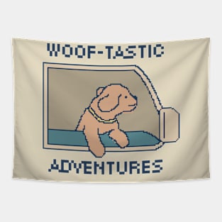 Woof-tastic Adventures - 8bit Tapestry