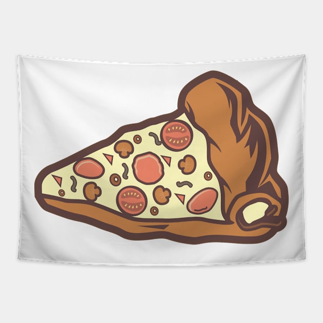 Pizza slice Tapestry by ShirtyLife