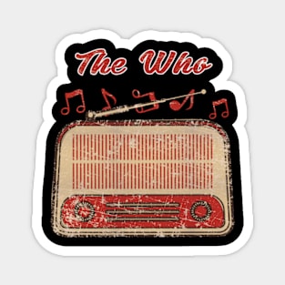 Retro The Who Magnet