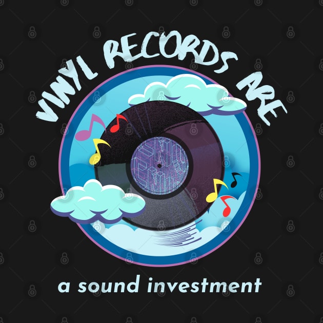 Vinyl Records Are A Sound Investment by Kenny The Bartender's Tee Emporium